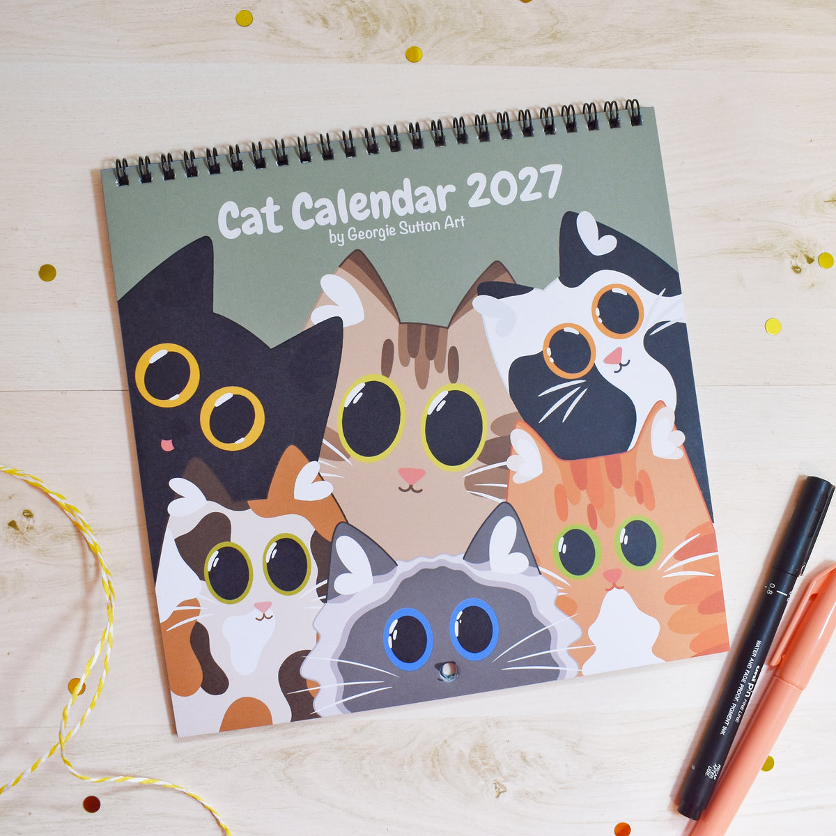 2027 Cat Calendar