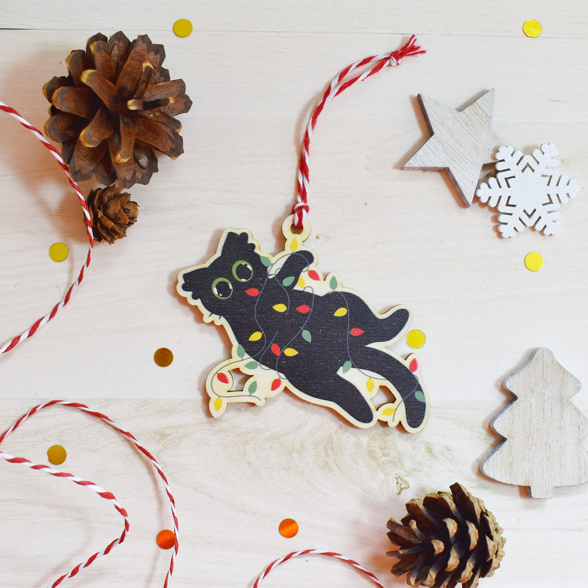 Black Cat Bauble
