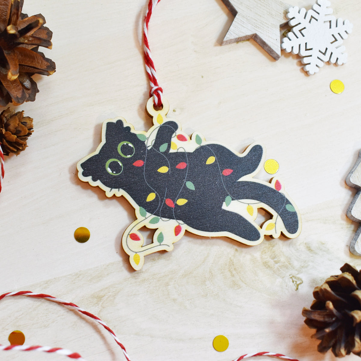 Black Cat Bauble