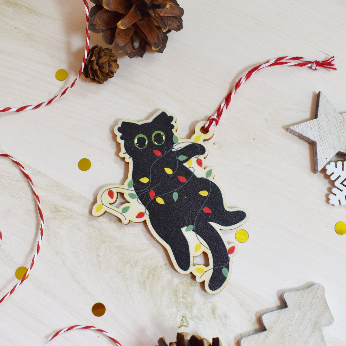 Black Cat Bauble