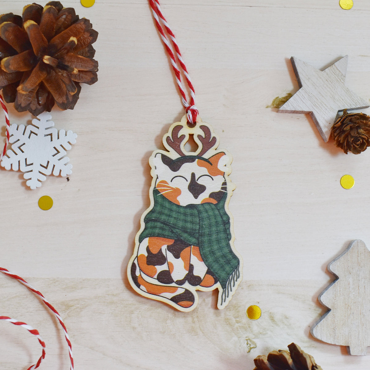Calico Cat Bauble