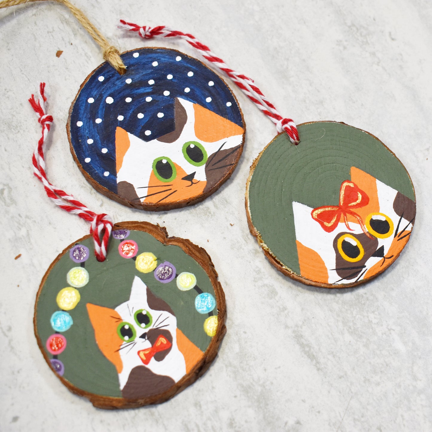 Calico Cat Baubles