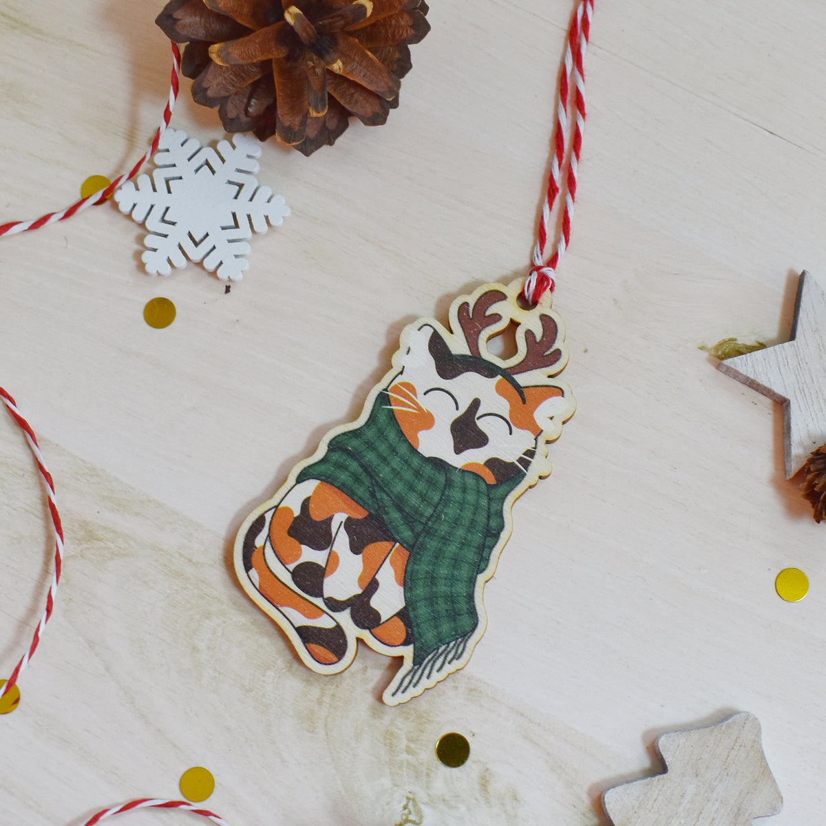 Calico Cat Bauble