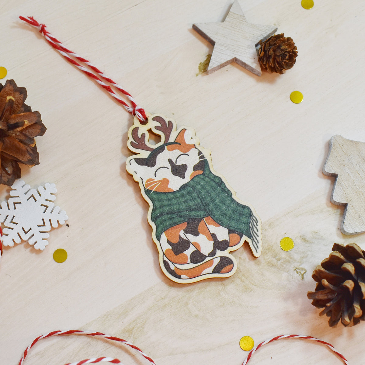 Calico Cat Bauble