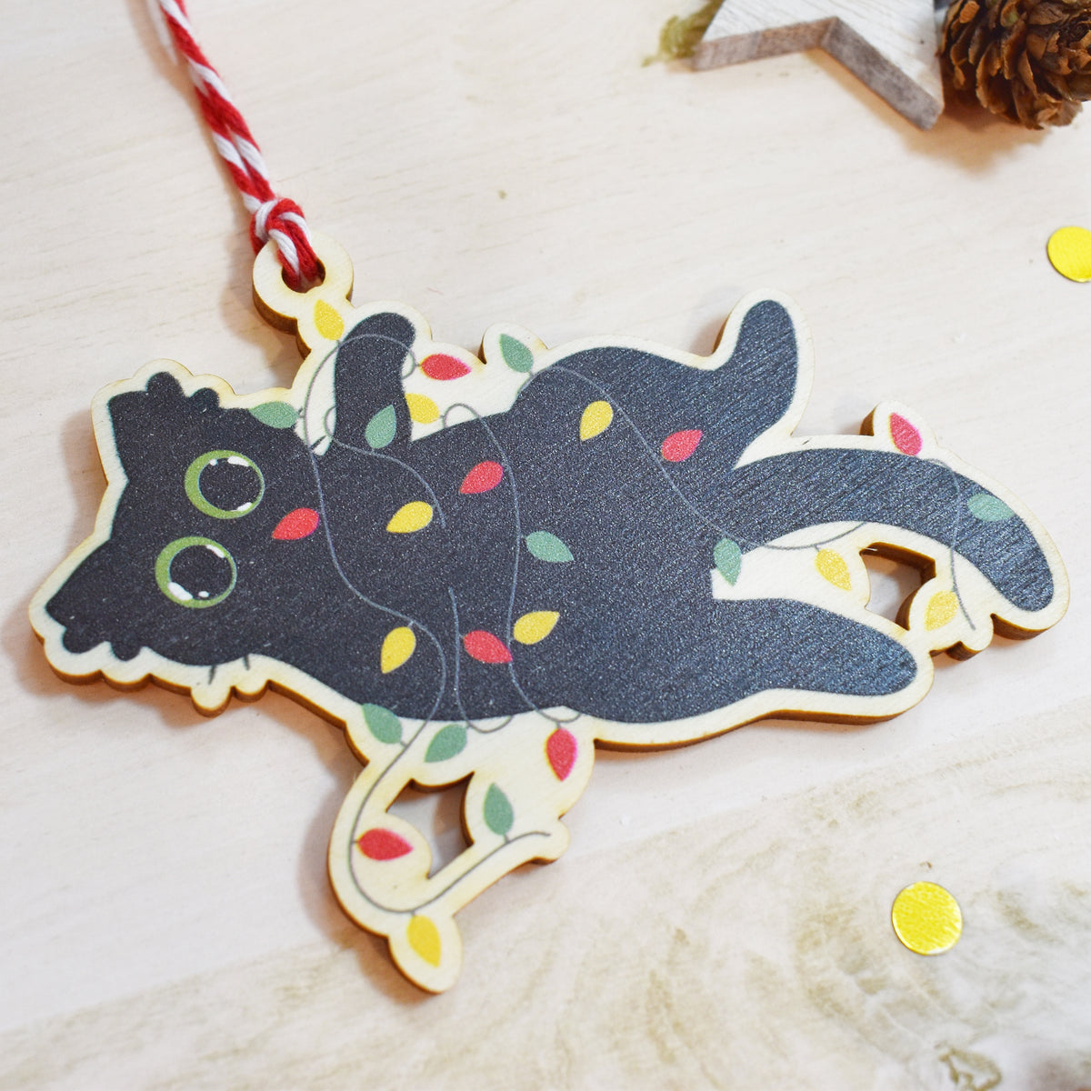 Black Cat Bauble