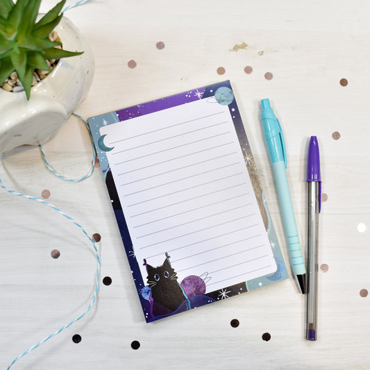 Celestial Cat Notepad A6
