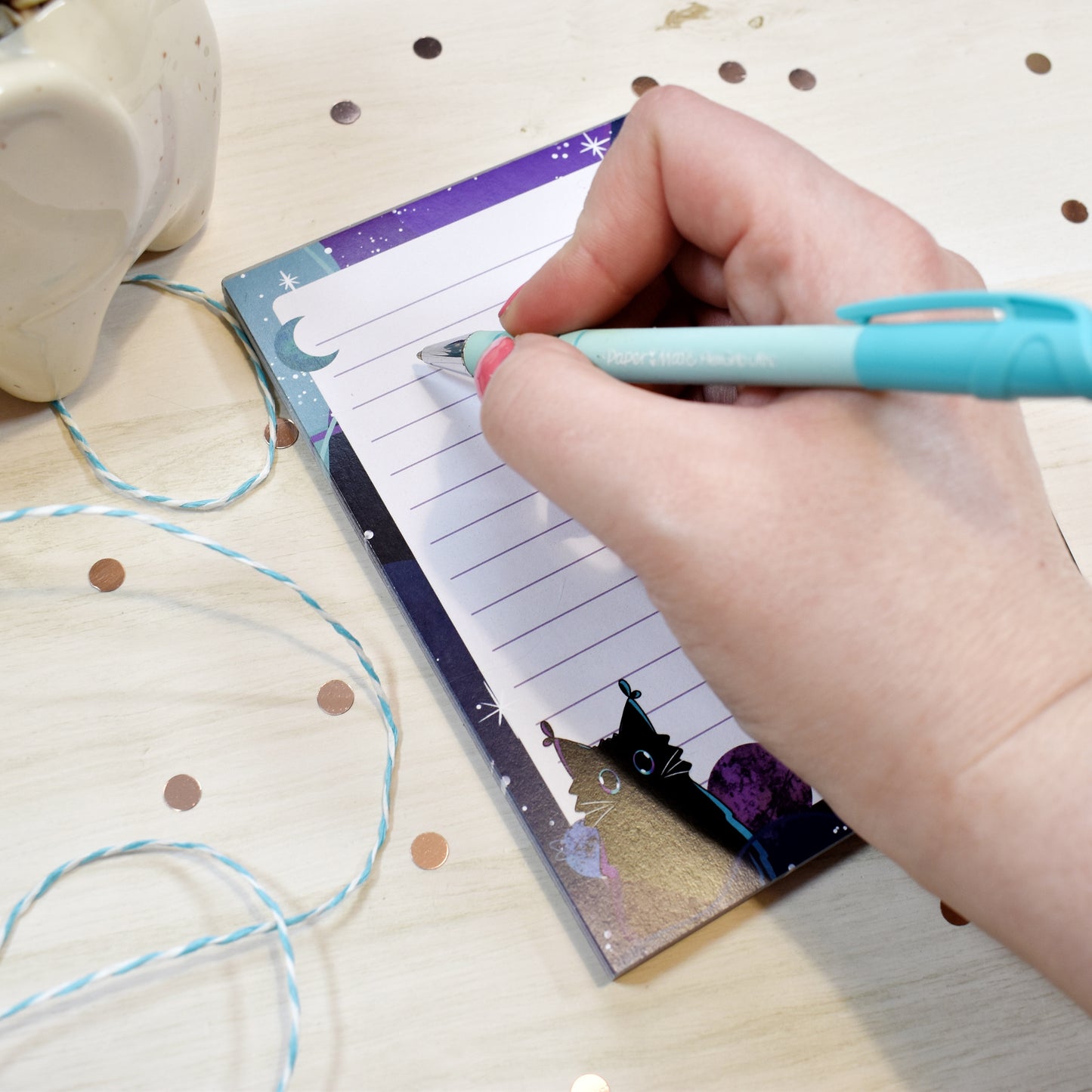 Celestial Cat Notepad A6