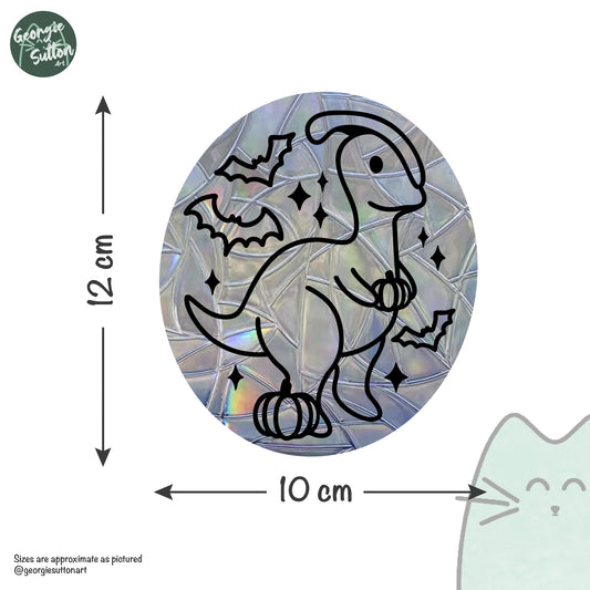 Halloween Dinosaur Suncatcher
