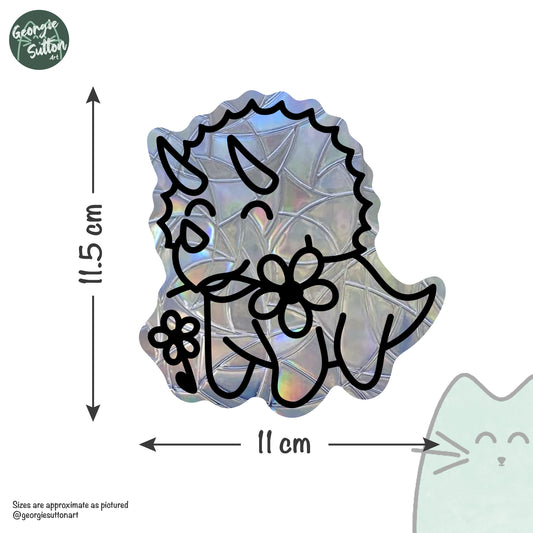 Cottagecore Dinosaur Suncatcher