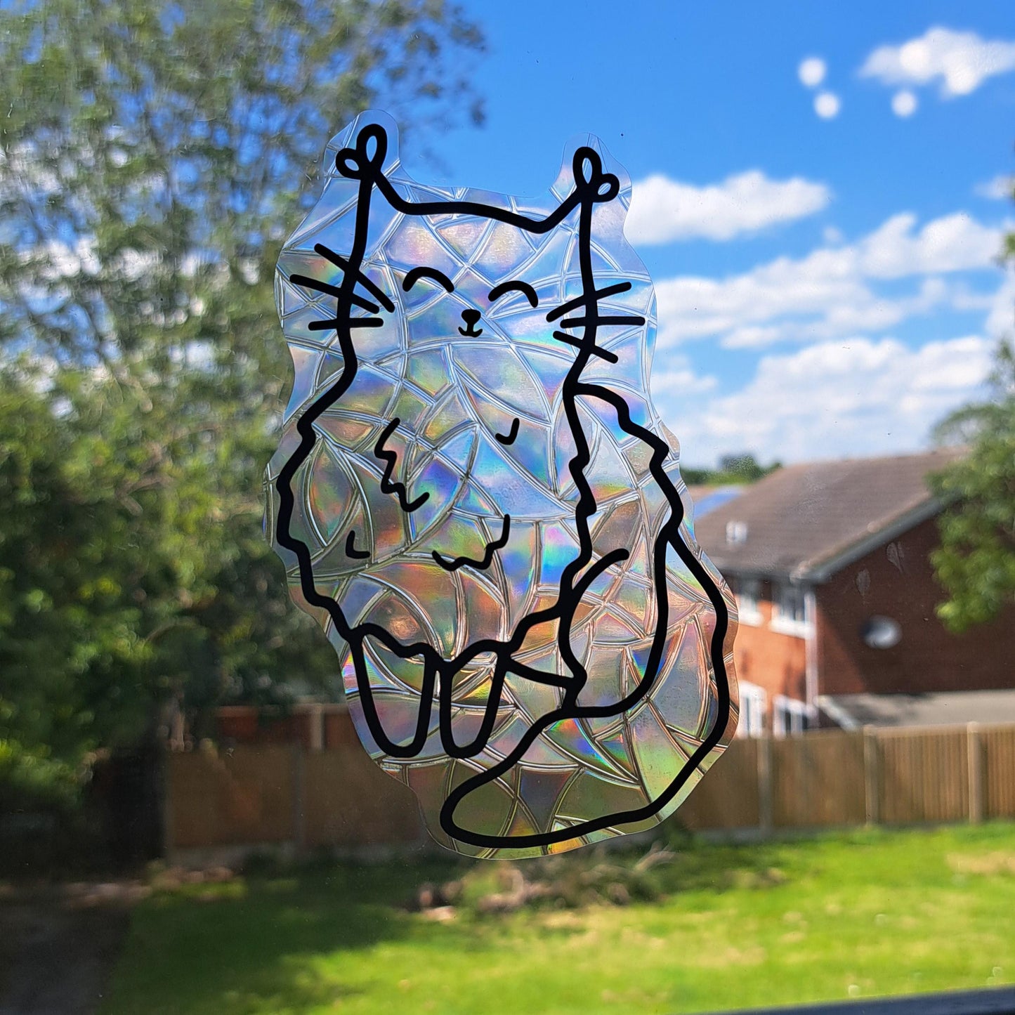 Fluffy Cat Suncatcher