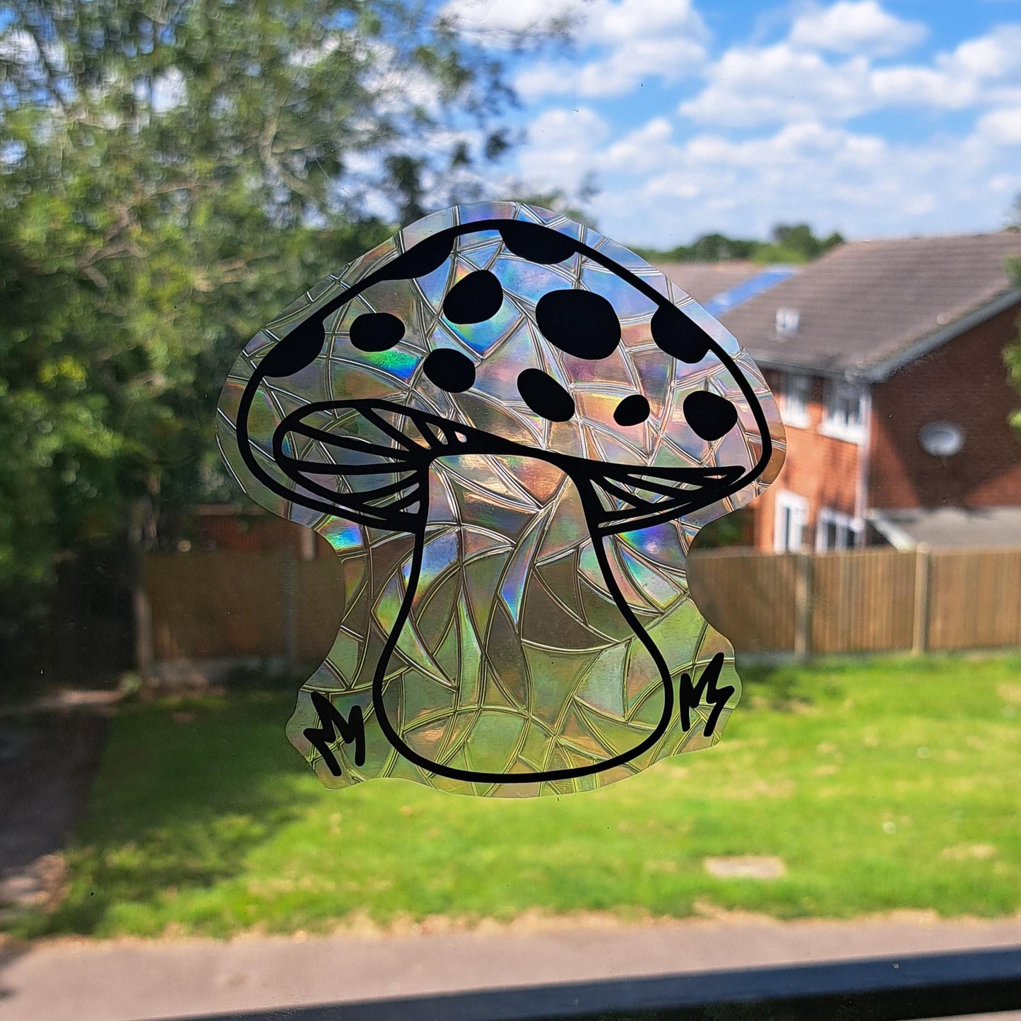 Mushroom Suncatcher