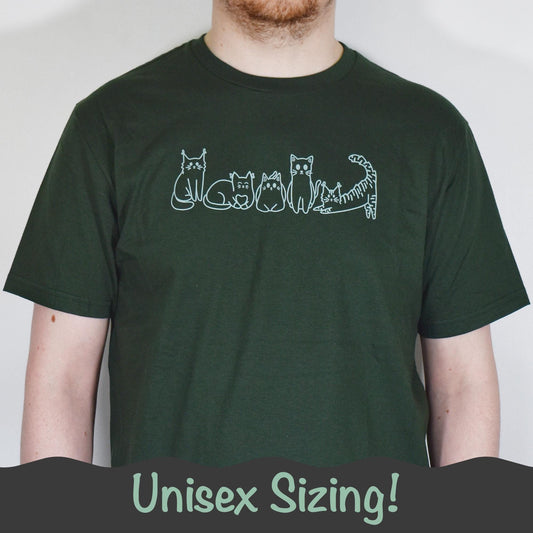 Green Cat T-Shirt