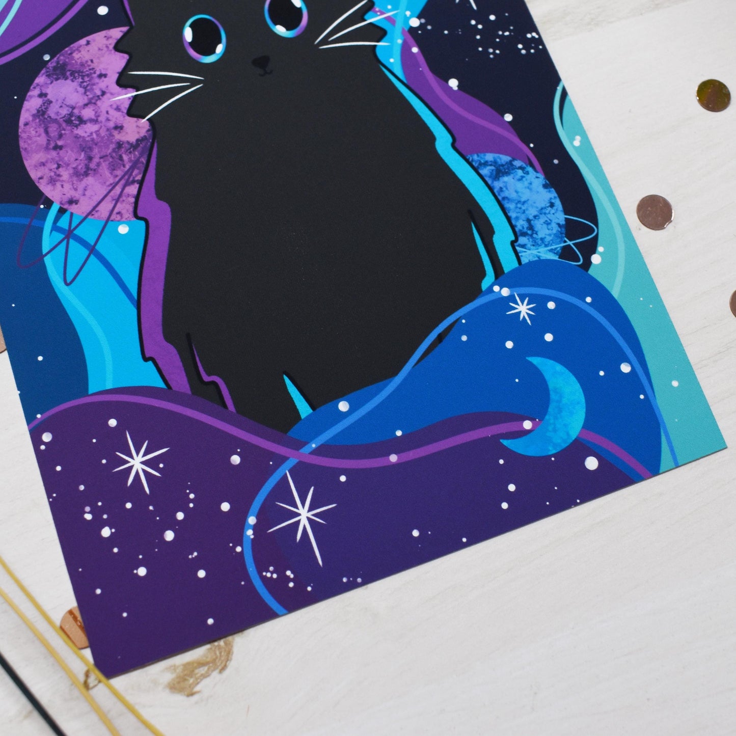 Celestial Cat Print