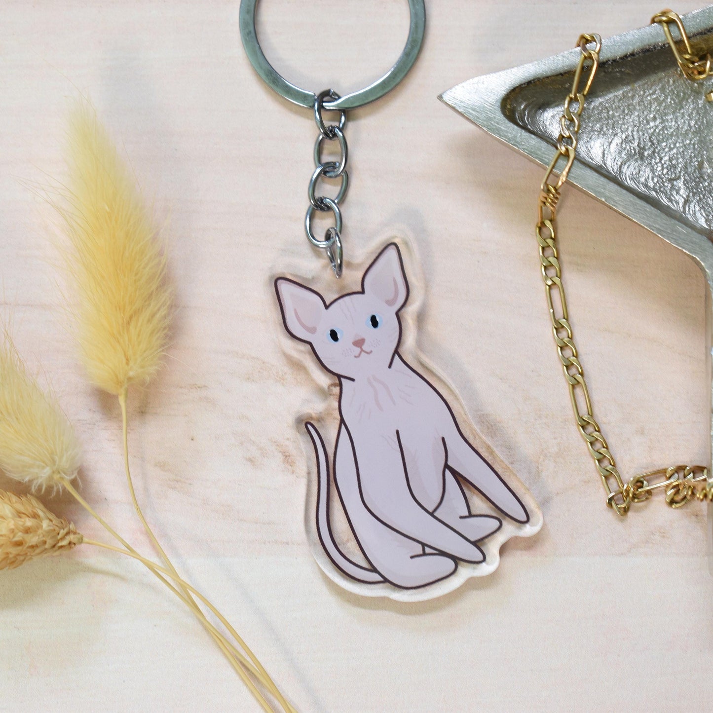 Sphynx Keyring