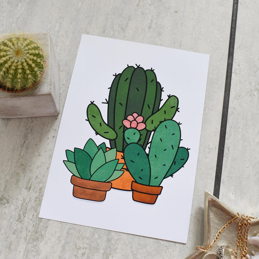 Cactus Wall Art Print