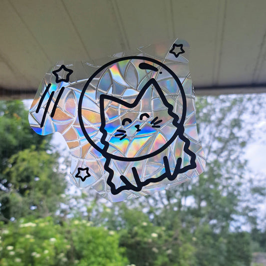Space Cat Suncatcher