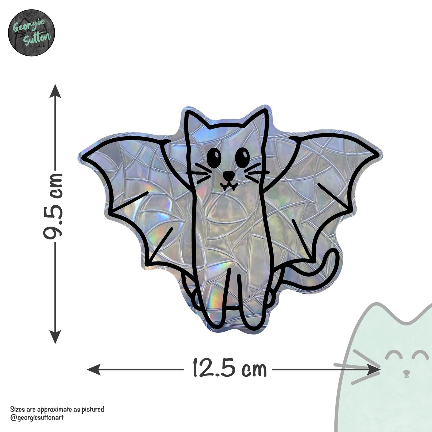 Bat Cat Suncatcher
