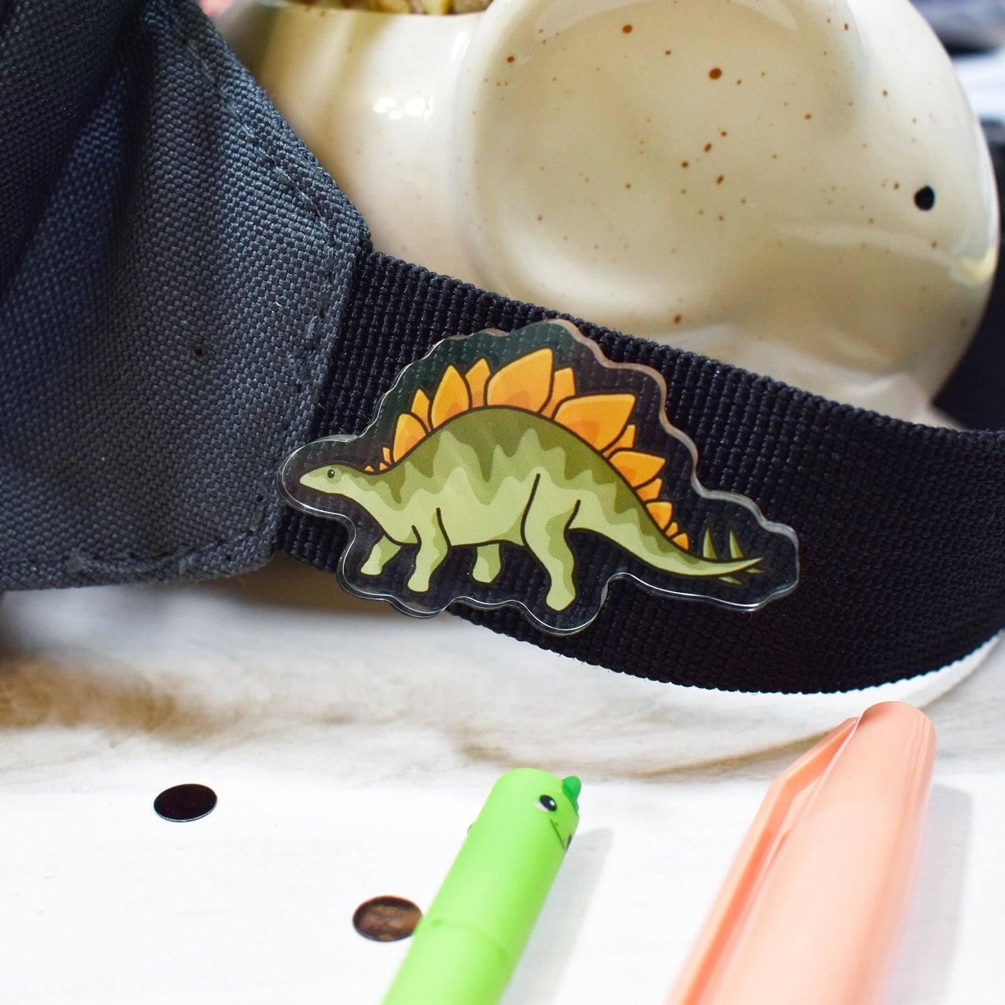 Stegosaurus Pin Badge