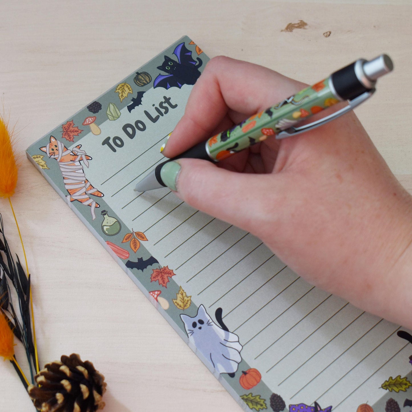 Halloween Cat Notepad