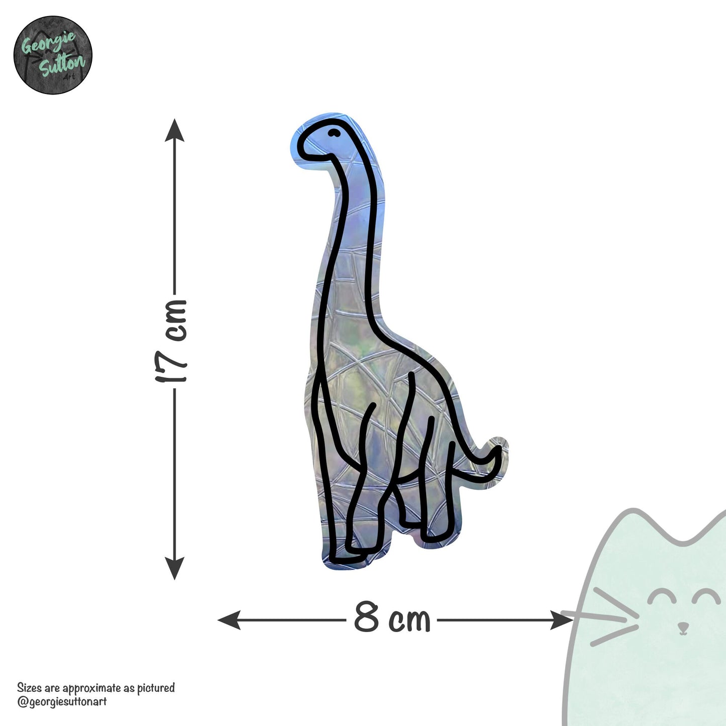 Brontosaurus Suncatcher (Option 1)