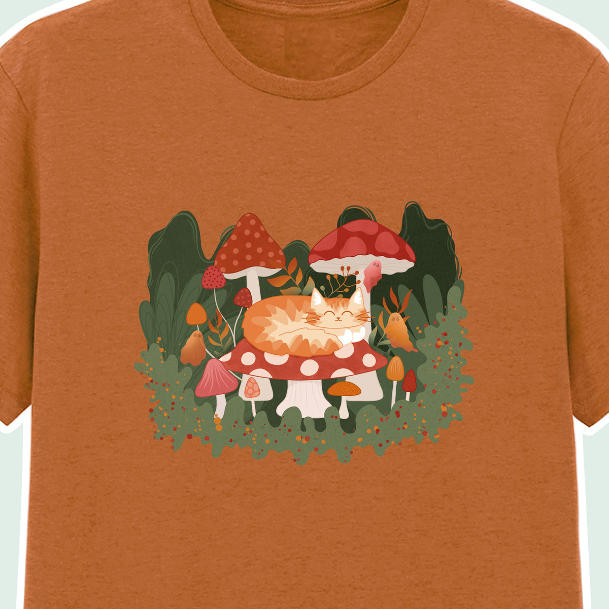 Mushroom Cat T-Shirt