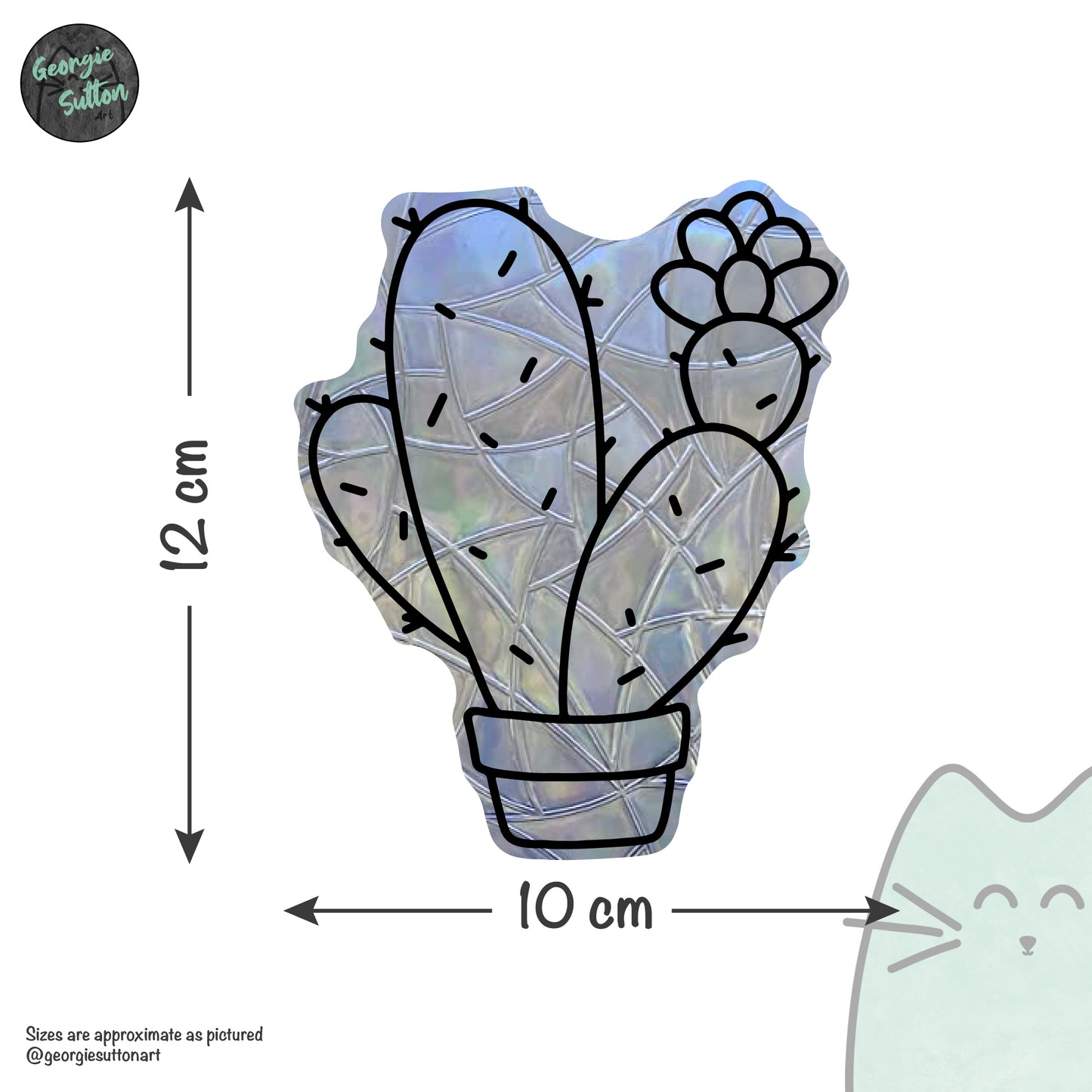 Cactus Flower Suncatcher